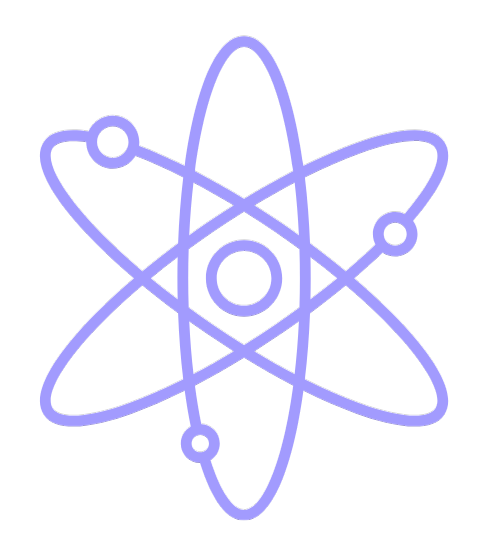 Ícone representando ciência, com tubos de ensaio coloridos