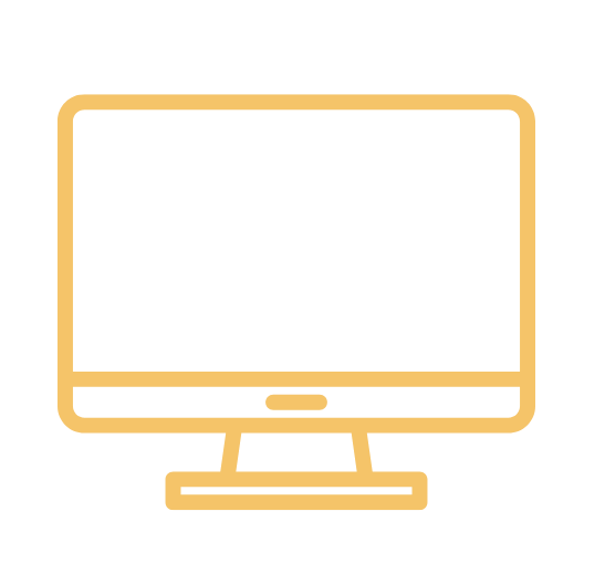 Ícone de tecnologia com um chip eletrônico e circuitos
