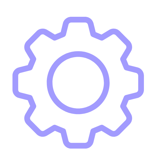 Ícone de engrenagens representando engenharia
